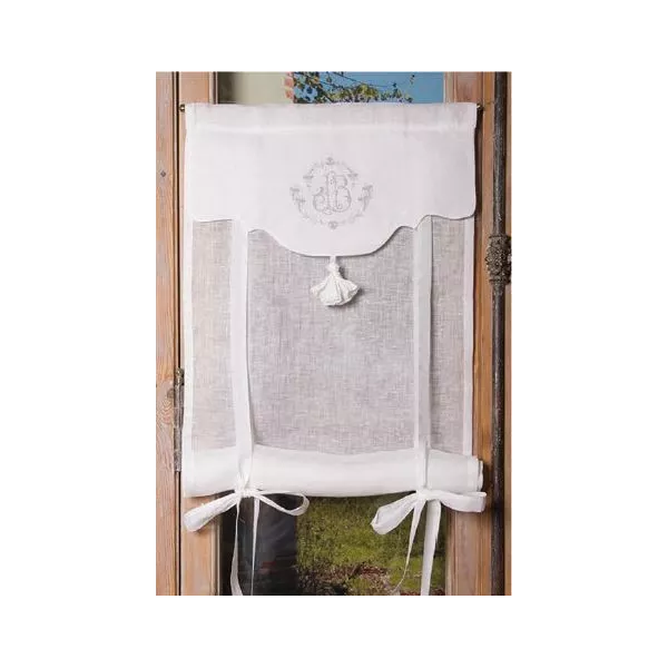 Store sur-mesure Brodé style ancien modèle Pétunia