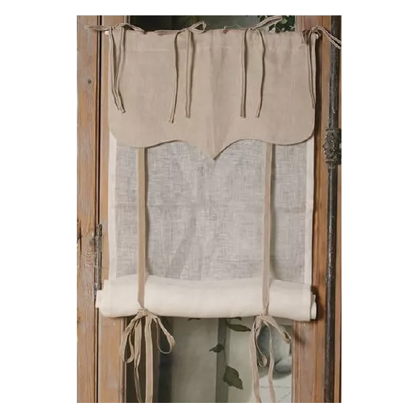 Store lin naturel sur mesure modèle Lilas