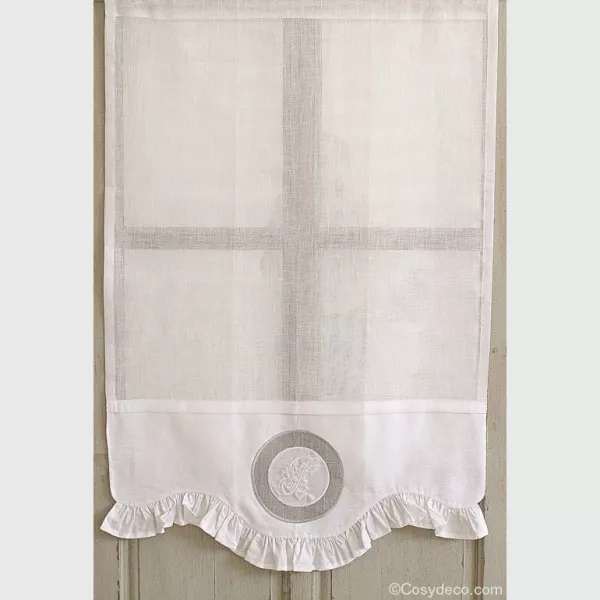 Rideaux brise-bise froufrou