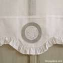 Rideau Brise-Bise Monogramme et Froufou