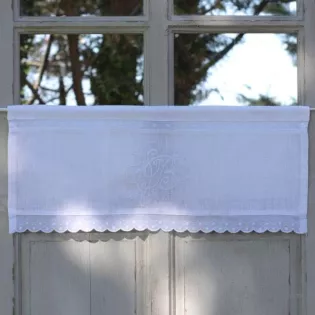 Cantonniere Lin Sur-mesure Style Charme Victorinne