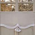 Cantonnière Lin Gris Deco Chambre sur-mesure