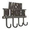 Patère Maison du Bonheur en Fonte