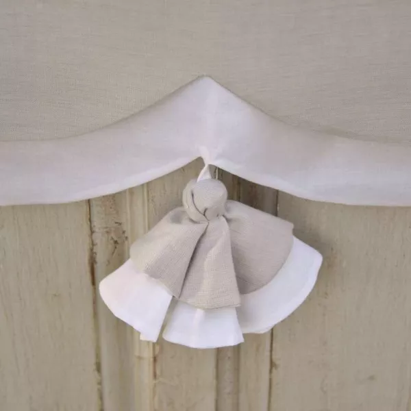 Cantonniere sur-mesure style Shabby