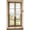 Le Brise-Bise Simple en Lin Blanc Sur Mesure