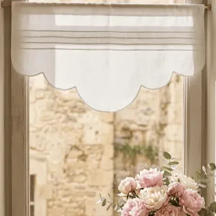 Cantonniere Feston Chic Fabrication Française