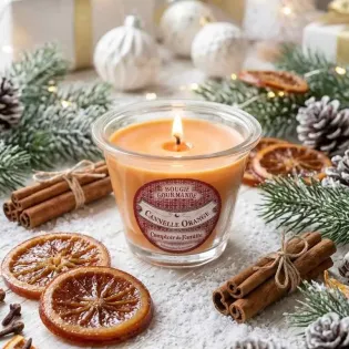 bougie gourmande Cannelle Orange Comptoir de Famille
