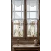 Store Réglable en Lin Blanc Feston Chic, Confection Sur-Mesure