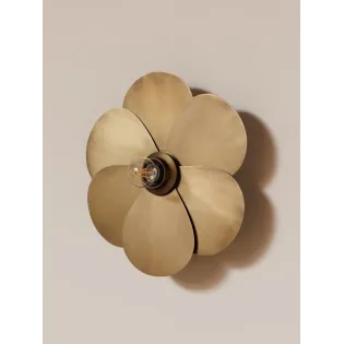 Applique Murale Si Jolie Fleur Dorée Chehoma | Cosy Déco