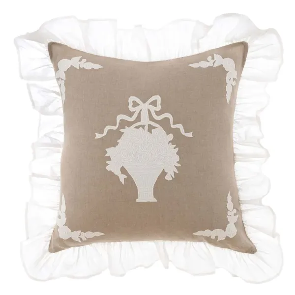Coussin Blanc Mariclo Shabby
